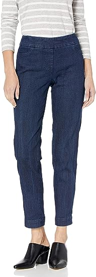 Slim-Sation Ankle Pant With Pockets - Denim