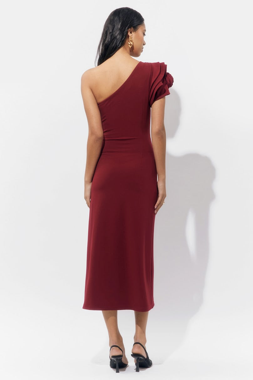 Dion Maxi Dress - Burgundy