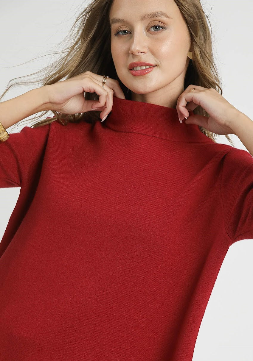 The Betty Sweater - Crimson