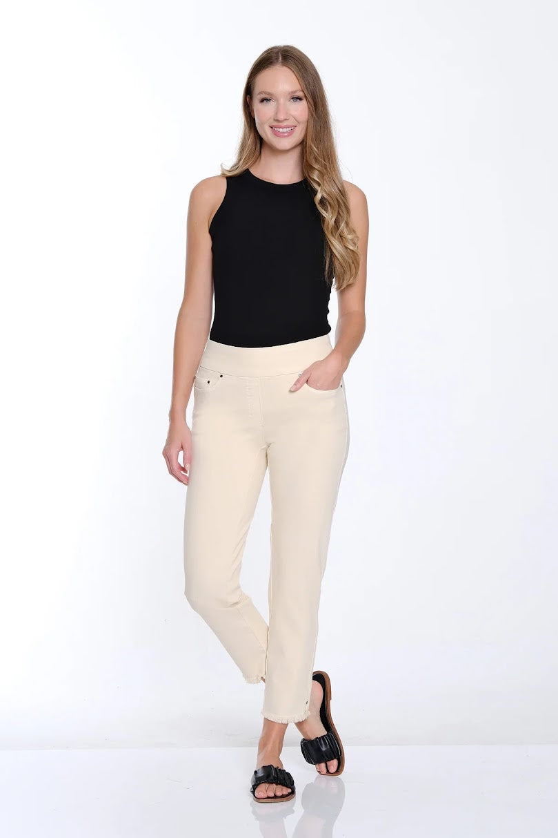 Slim Sation Ankle Pant - Winter White