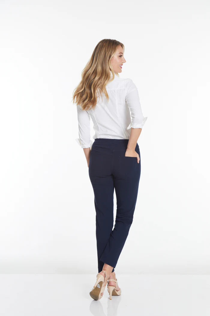 Slim-Sation Ankle Pant With Pockets - Midnight