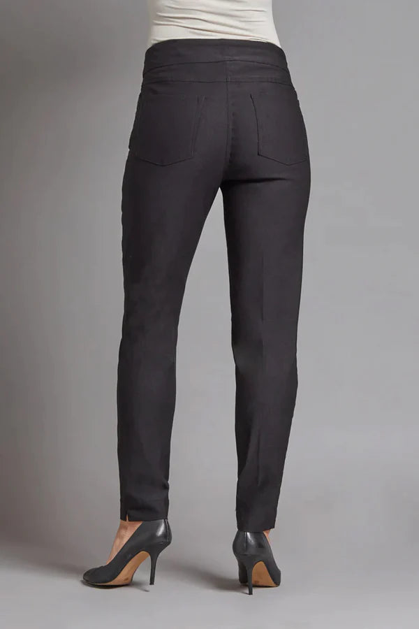 Slim-Sation Front Pocket Ankle Pant - Black