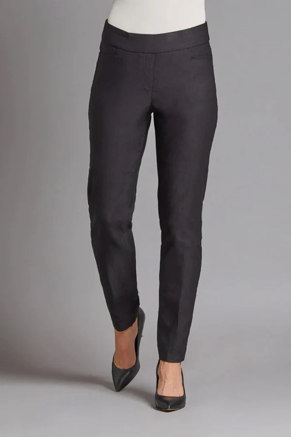 Slim-Sation Front Pocket Ankle Pant - Black