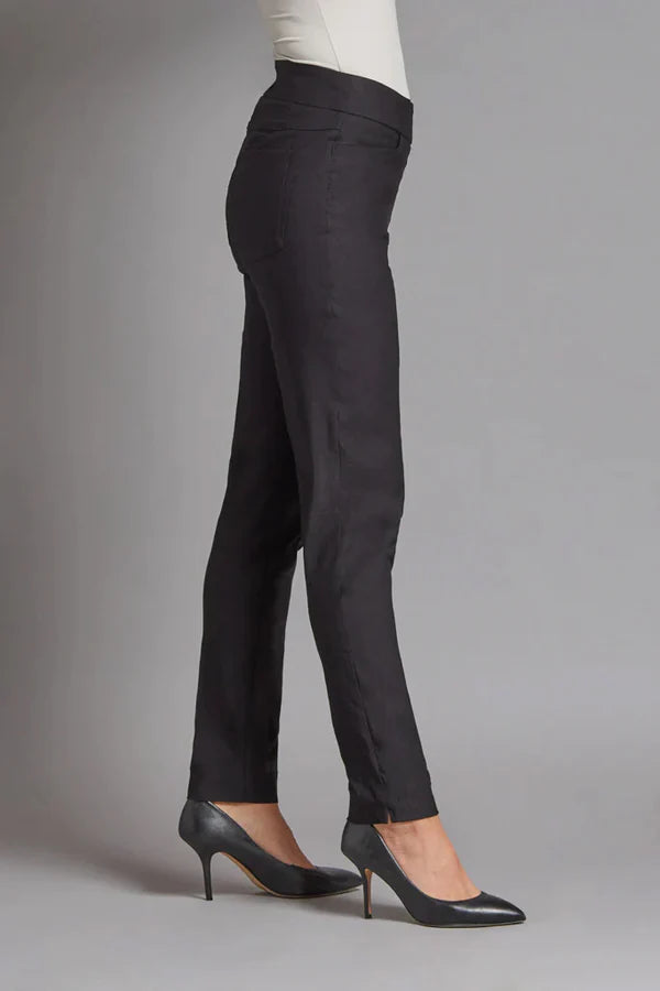 Slim-Sation Front Pocket Ankle Pant - Black