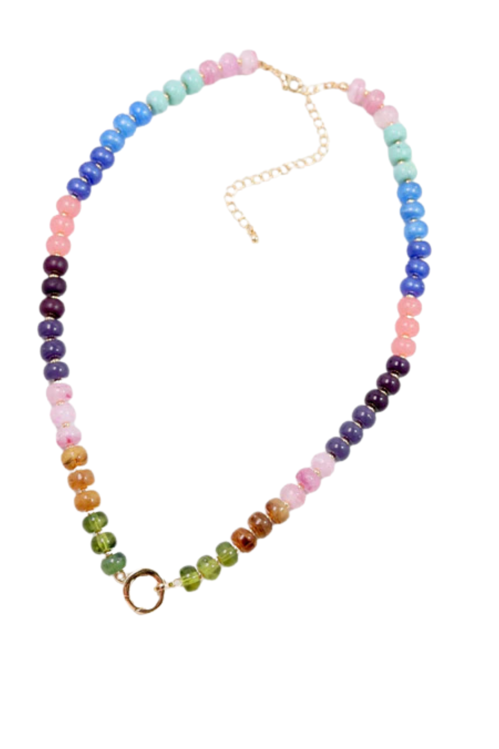 Tiara Beaded Toggle Necklace - Multi